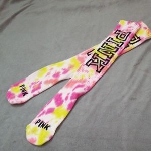 PINK knee socks